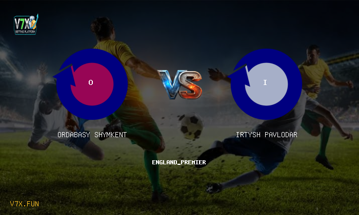 V7X Insights: Ordabasy Shymkent vs Irtysh Pavlodar | england_premier