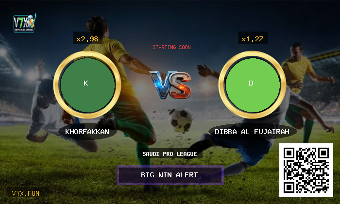 V7X Insights: Khorfakkan vs Dibba Al Fujairah | Saudi Pro League