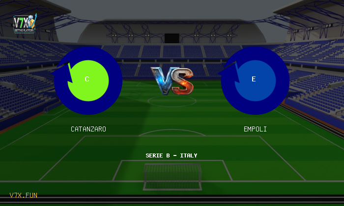 V7X Insights: Catanzaro vs Empoli | Serie B - Italy
