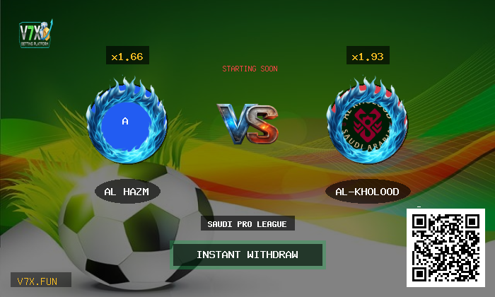 V7X Insights: Al Hazm vs Al-Kholood | Saudi Pro League