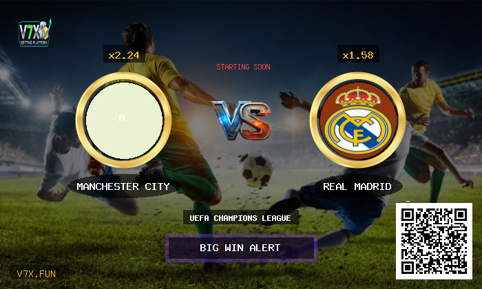 V7X Insights: Manchester City vs Real Madrid | UEFA Champions League